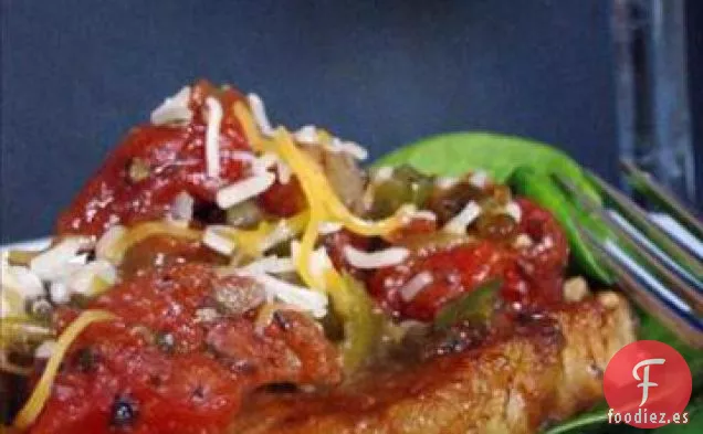 Chuletas de Cerdo de Chile Verde