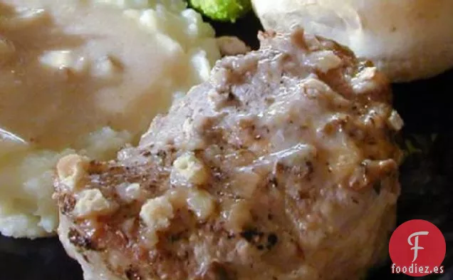 Chuletas de Cerdo Al Horno con Parmesano