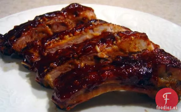 Costillas de Cerdo César a la Barbacoa