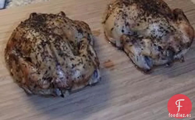 Gallinas de Cornualles con Hierbas