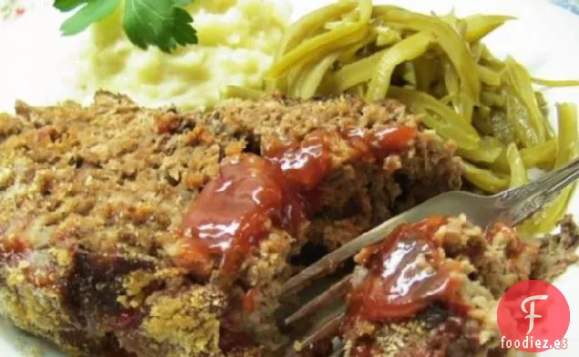 Pastel De Carne De Mamá Con Glaseado Caramelizado (Falsche Hase Alemán)