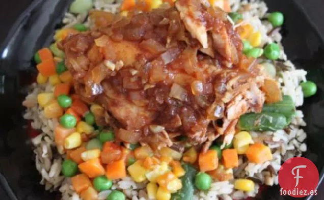 Pollo Salado y Dulce