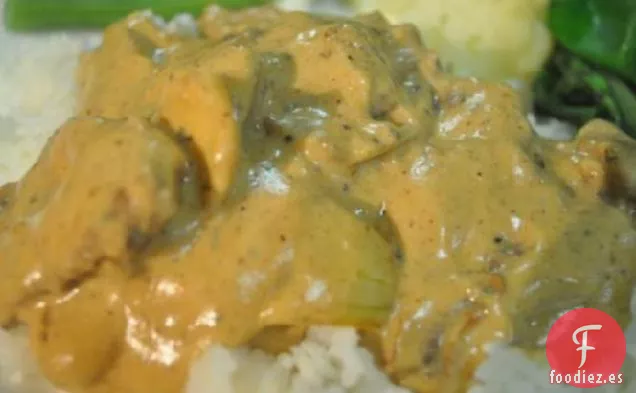 Stroganoff De Carne De Res (Con Instrucciones De Preparación Previa)