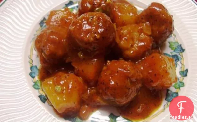Albóndigas Agridulces de Shane (Mi versión)