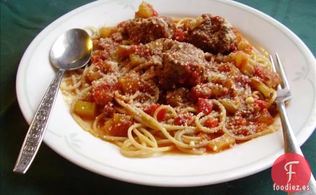 Albóndigas en Salsa de Tomate