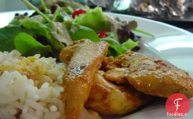 Pollo Picante en Papel de aluminio