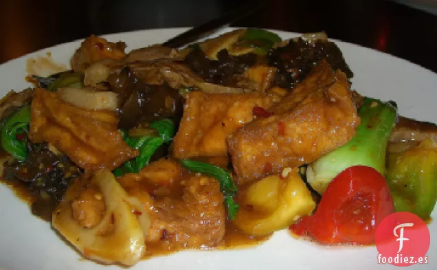 Tofu Agridulce Con Verduras