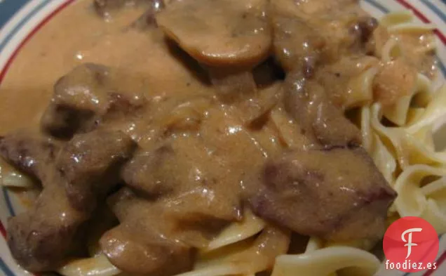 Papa D s Beef Stroganoff