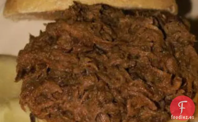 Barbacoa de Carne de Texas Crock Pot