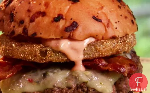 Hamburguesas de Tomate Verde Fritas