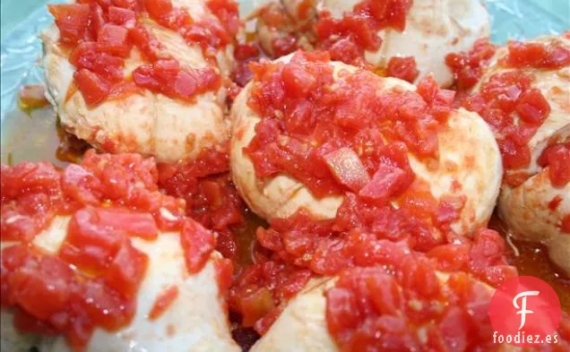 Pollo Relleno de Tocino y Queso