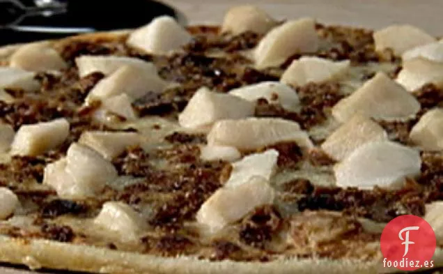 Pizza de Vieiras y Tocino