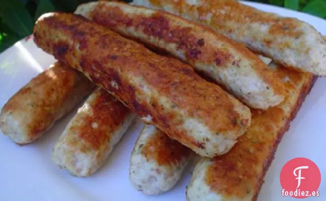 Salchichas Caseras de Pollo y Tocino