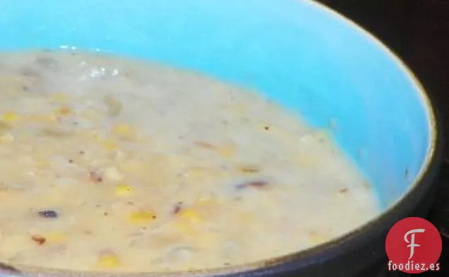 Crema De Maíz Con Tocino