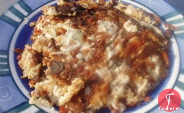 Frittata de Queso Con Tocino