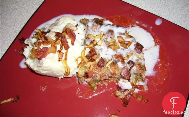 Patatas Fritas con Queso y Tocino