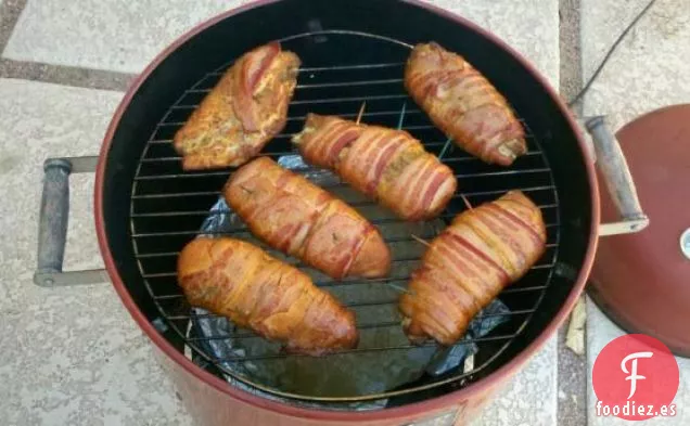 Tortitas De Manzana Y Tocino Con Jarabe De Sidra
