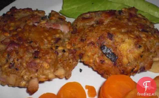Hamburguesas de Cebada con Tocino de Elitetwig