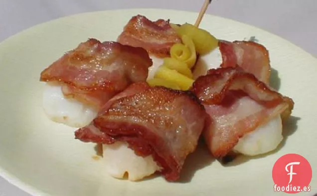 Vieiras de Limón, Mantequilla y Tocino