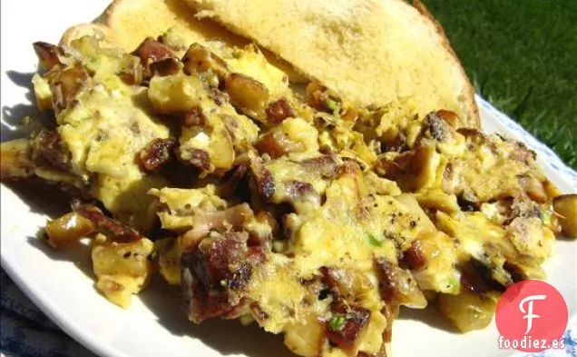 Bauernfrühstück-Tortilla de Desayuno para Agricultores