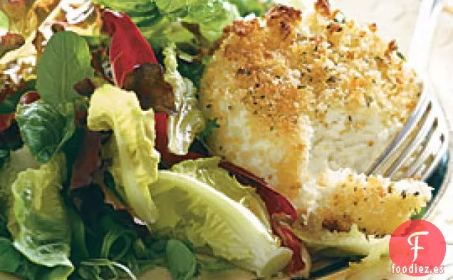 Lechugas De Jardín Con Queso De Cabra Al Horno