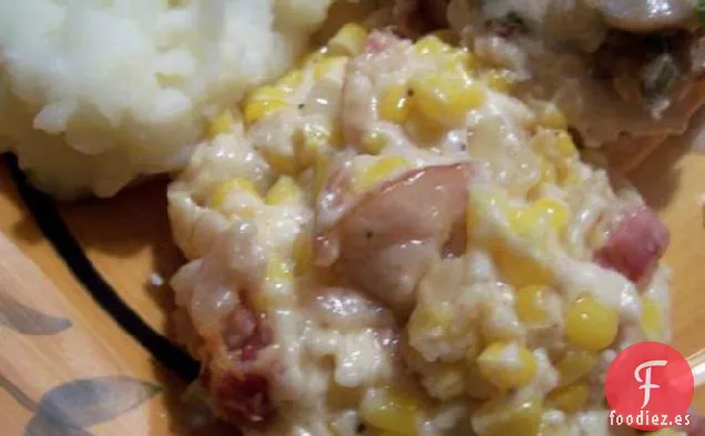 Horneado Cremoso de Maíz y Tocino