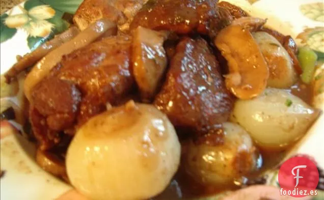 Estofado de Pollo con Tomates y Frijoles Blancos