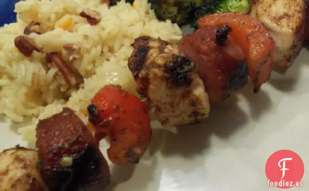 Pinchos Jamaiquinos a la Parrilla