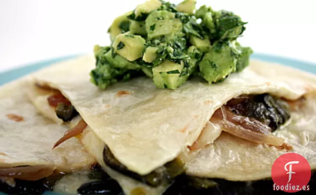 Quesadillas Con Crema Poblana