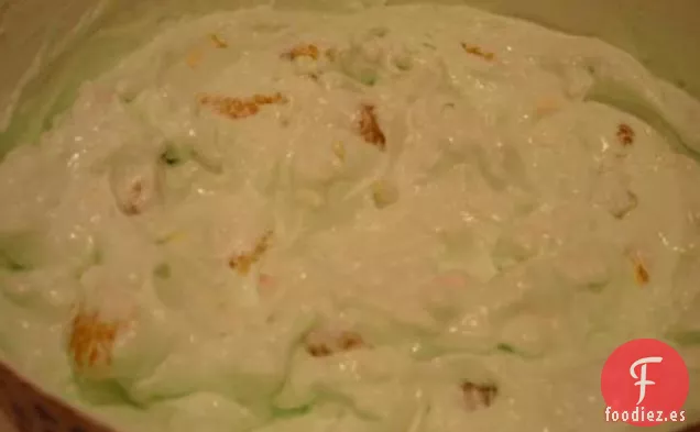 Cosas Verdes (Ensalada de Frutas con Gelatina de Lima )