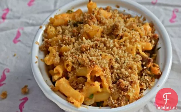 Macarrones con Queso Andouille, Jalapeño y Habanero