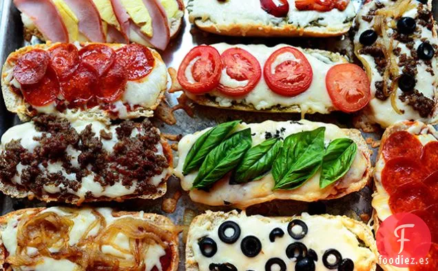 Pizzas de Pan Francés
