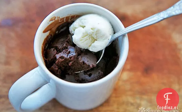 Brownie en una taza