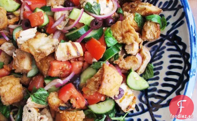 Panzanella de Pollo a la Parrilla