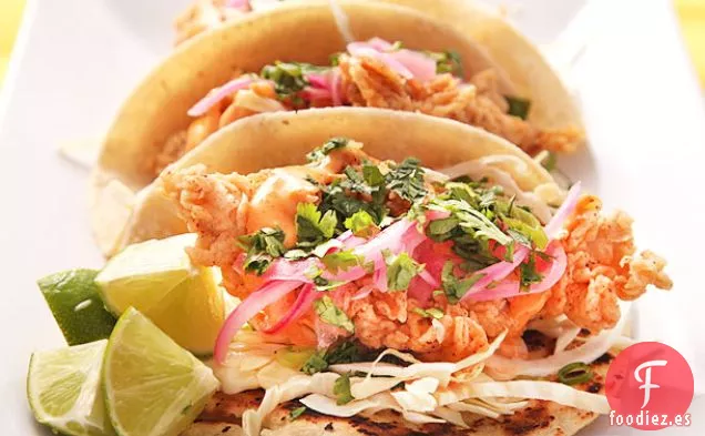 Tacos de Pescado Fritos Crujientes