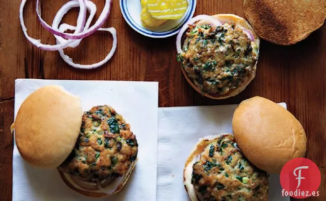 Sliders de Espinacas y Pavo