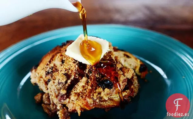 Tostada Francesa Al Horno con Pasas de Uva y Canela