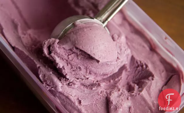 Helado de Arándano y Lima