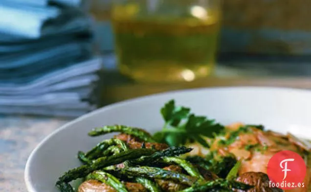 Lenguado con Salsa de Almendras y Vino