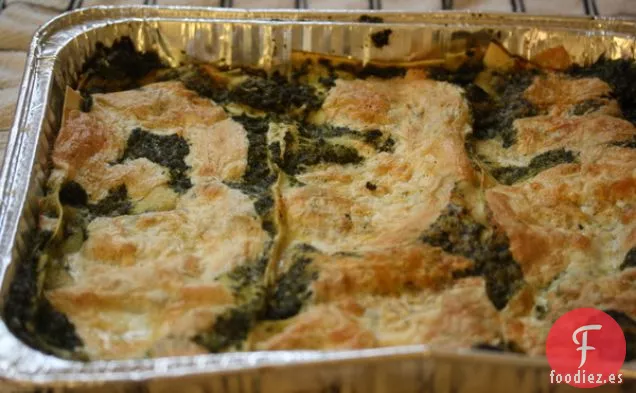 Lasaña de Pesto de Col Rizada