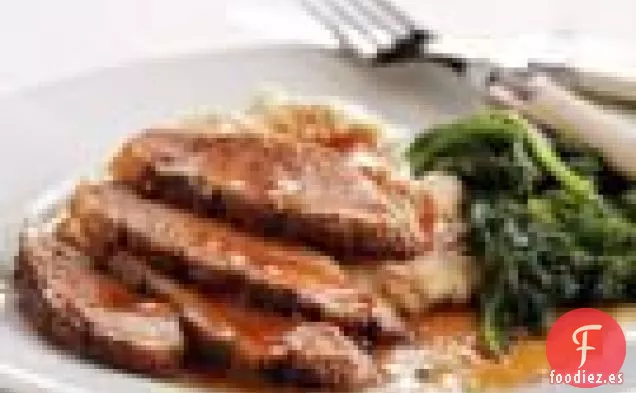 Polenta De Maíz Blanco Trufado Con Col Rizada