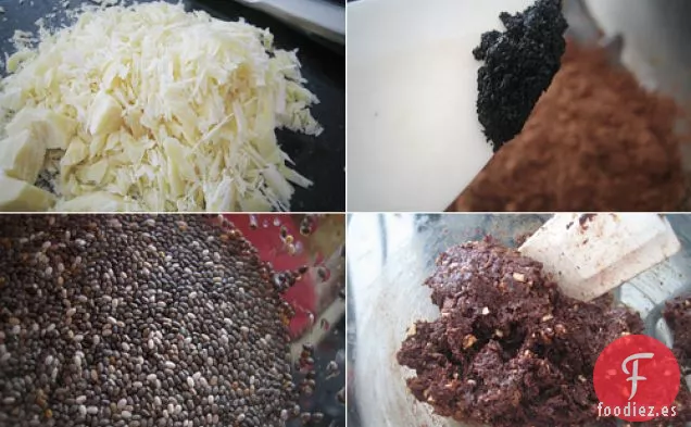 Crujiente de Col Rizada de Cacao Crudo