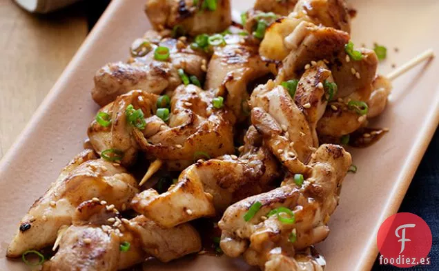 Brochetas de Pollo Teriyaki de Tamarindo