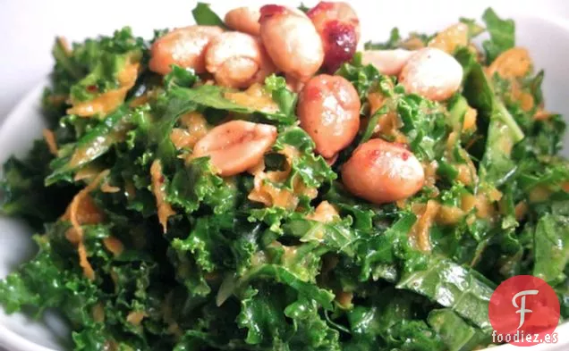 Repollo de Col rizada de cacahuete (tocino) 