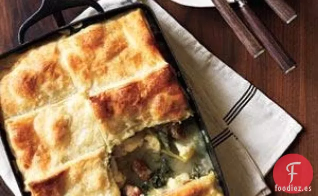 Salchichas, Coliflor Y Col Rizada