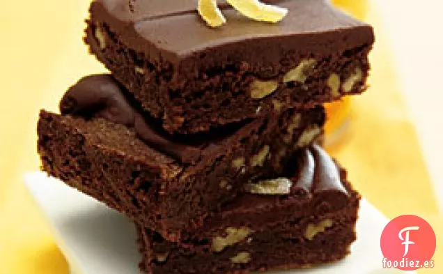 Brownies de Café Jamaiquino con Pacanas