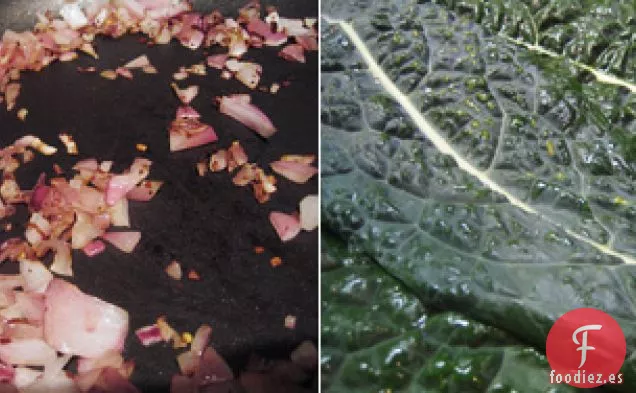 Col Rizada de Dinosaurio Picante y Frijoles Cannellini