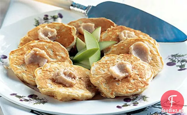 Tortitas de Manzana con Mantequilla de Canela
