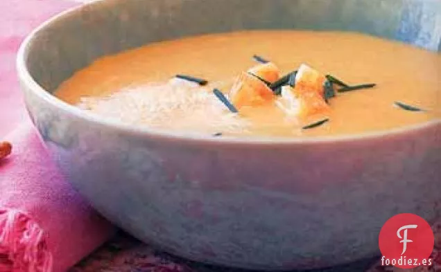 Sopa de Camarones con Pernod