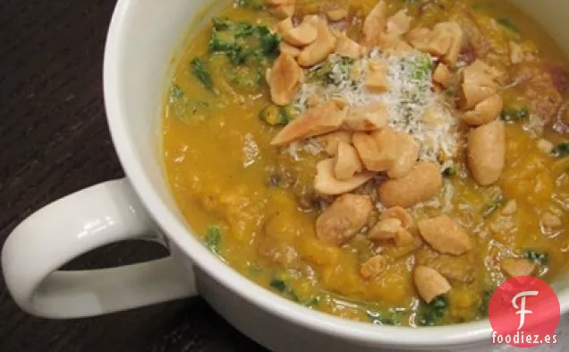 Batata de Vainilla con Nueces + Sopa de Col Rizada
